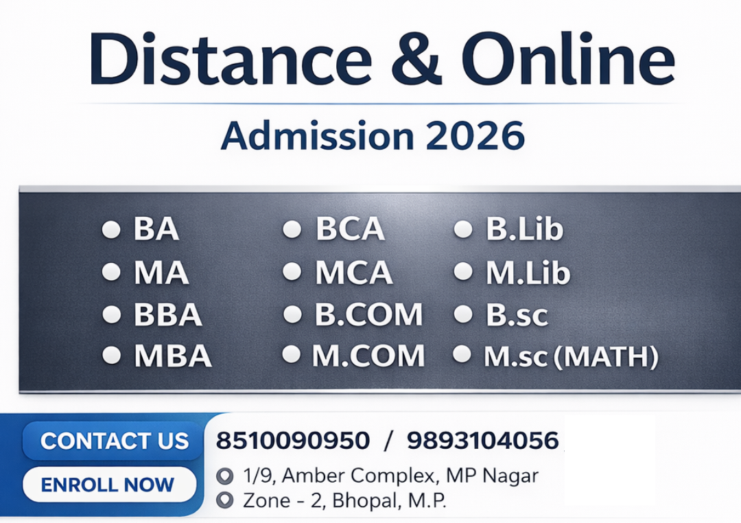 Distance & Online Admission 2026 – Complete Professional Guide